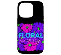 Mod Retro Colorido Adulto Floral Gen Z Pop Art Humor Sarcasmo Carcasa para iPhone 14 Pro