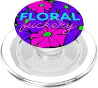 Mod Retro Colorido Adulto Floral Gen Z Pop Art Humor Sarcasmo PopSockets PopGrip para MagSafe