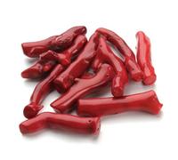 Moda 5 unids/lote en forma de árbol cuentas de coral sueltas rojas naturales 2-4/4-7 cm tamaño de selección para DIY collar de boda africano fabricación de joyas-4-7 cm