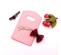 Moda 50 Unids/lote 9 * 15cm Puntos Simples Mini Bolsa de Regalo de Plástico Pequeñas Bolsas de Embalaje de Joyas de Dulces Con Asas-D30,9x15cm