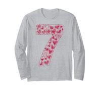 Moda 6 7 Corazón Viral Sketch 67 Lindo Valentine Coincidencia 7 Manga Larga
