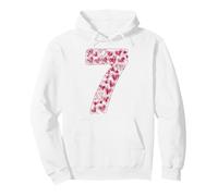 Moda 6 7 Corazón Viral Sketch 67 Lindo Valentine Coincidencia 7 Sudadera con Capucha