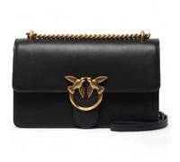 Pinko Love One Classic | Bolso de hombro | negro | cuero de vaca de grano fino