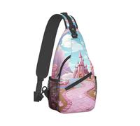 Moda Bolso Cruzado tierra de dulces Mochila Pecho Unisex Mochilas Cruzadas Excursión Escolar Senderismo