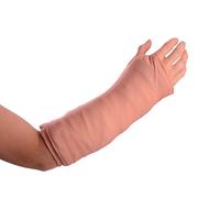Moda brazo fundido, en la paz de diversión, mantiene la fundido limpia, protege la ropa y muebles (juventud pequeña/mediana, Nude)