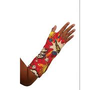 Moda brazo fundido, en la paz de diversión, mantiene la fundido limpia, protege la ropa y muebles (juventud pequeña/mediana, rojo de burbuja de cómic)