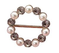 Moda círculos redondos clip hebilla estrella corazón bufanda anillos T camisa corbata clips mujer anillos envoltura Twist nudo T camisa corbata clip, talla única, como se describe