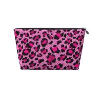 Moda De Belleza De Leopardo Rosa De Lujo, Bolsa de artículos de tocador Bolsa de Maquillaje Bolsa de cosméticos Bolsa de artículos de tocador de Viaje portátil