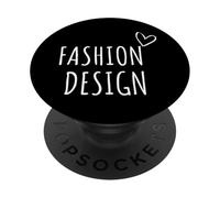 Moda Diseño Amante Hombres Mujeres Estilo Sketch Runway Tendencias PopSockets PopGrip Adhesivo