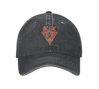 Moda Hip Hop AC-DC Flick of The Switch Unisex Estilo Gorra de béisbol Sombrero de algodón en dificultades Vintage al Aire Libre de Verano Snapback Cap Regalo de cumpleaños