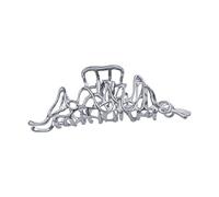 Moda Hip Hop Irregular Hairpin Mujer Verano Grab Clip Antideslizante Lavado de cara Accesorios para la cabeza, Blanco