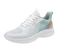 Moda Hombre Malla Alpinismo Zapatos Deportivos Casual Cordones Color Sólido Running Fondo Suave Transpirable, C, 45 EU