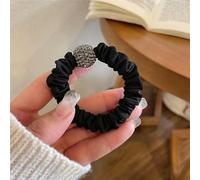 Moda Leopardo Scrunchie Mujeres Simple Banda De Goma Elástica Ponytail Titular Lazo Para El Cabello-B