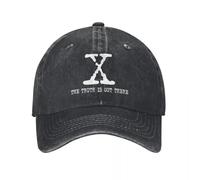 Moda Los Expedientes X, la Verdad está ahí Fuera, Gorras de béisbol, programas Unisex de Vaqueros Desgastados para la Cabeza, Gorras Regalo de Verano al Aire Libre, Gorra