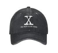 Moda Los expedientes X La Verdad está ahí Fuera Gorras de béisbol Unisex Denim Desgastado Sombreros Programas de TV Aire Libre Verano Regalo Sombreros Gorra