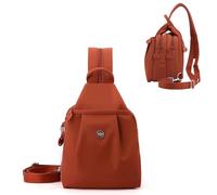 Moda Mochila Mujer Bolsa de Pecho de Mujer Casual Ligero Bolsas de Hombro Pequeña Impermeable Señora Anti Robo Bolsa de Escuela