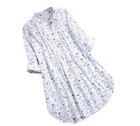 Moda Mujer Outlet Rebajas Ofertas Camiseta Blanca Cuello Alto Vestidos Verano 2024 Camisetas Holgadas Manga Larga Verde Cesta Regalo Dia de la Madre