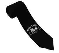 Moda Neckties, El Mejor Tío Del Mundo, Corbatas Hombres, Microfibra Corbata Delgada Para Festivos Accesorios Negocio