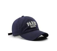 Moda Paris Romántico Gorra de Beisbol Hombres Mujer Retro Deportes Exterior Casual Sol Sombrero (Azul)