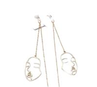 Moda retro Slip Pop Metal Gafas Cuerda Máscara Colgante Gafas Cadena Práctica y PopularAtractivo y Profesional