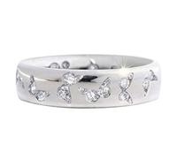 Moda simple exquisita mariposa con incrustaciones de colores mixtos anillos de circón para mujeres adolescentes niñas anillos de dedo personalidad joyería regalos fiesta cumpleaños regalos