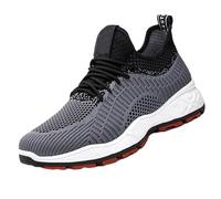 Moda Transpirable Hombres Deportes Soft Bottom Mesh Casual Shoes Man Zapatillas Deportivas Hombre 42.5, gris, 42 EU