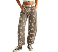 Moda Vaqueros Mujer 2026 Chinos Elegantes Frescos Elástico Sastre Slouchy Rayado Negras Seda Vinilo del Pintados Calor Coreana Afelpado Encerados Anticelulíticos Deshilachados Ultima Auténtica