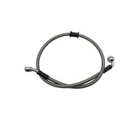 MODADA Tubo Freno Moto Manguera Aceite Embrague Freno Reforzado Hidráulico para Motocicleta Tubo Cable Plateado 30cm A 220cm 28°-90° 10mm para ATV Dirt Racing Bike Latiguillo Freno(Silver 70cm)