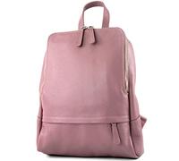 modamoda de - ital Damenrucksack bolsa de cuero T138, Color:Viejo Rosa