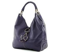 modamoda de - italiana bolso comprador bolso de cuero 330, Color:Morado Oscuro