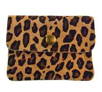 modamoda de P09 - Cartera de piel para mujer (11 x 1 x 8 cm, hecha a mano en Italia), Leo Ante Cognac, XS, Apto para uso diario