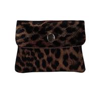 modamoda de P09 - Cartera de piel para mujer (11 x 1 x 8 cm, hecha a mano en Italia), Leo Bronze Metallic, XS, Apto para uso diario