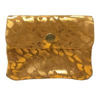 modamoda de P09 Monedero de piel auténtica para mujer, pequeño, 11 x 1 x 8 cm, hecho a mano en Italia, extra-small, Moderno