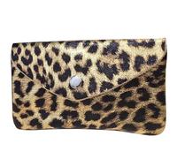 modamoda de P11 - Cartera de piel para mujer (16 x 10 cm, hecha a mano en Italia), Leo Gold-met, medium, Monedero pequeño y ligero