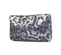 modamoda de P11 - Cartera de piel para mujer, tamaño mediano, hecha a mano en Italia, Leo Plata Metálica, medium, Monedero pequeño y ligero