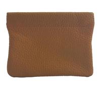 modamoda de P12 - Cartera de piel en 2 tamaños S + L, hecha a mano en Italia, coñac, small, Clásico