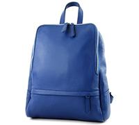 modamoda de T138 - Mochila de piel para mujer, hecha a mano en Italia, Azul2021, medium