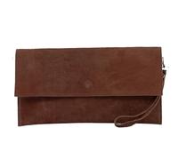 modamoda de T151 - Bolso de mano de ante para mujer, bandolera, bolso de noche, hecho a mano en Italia, S