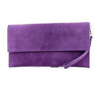 modamoda de - T151/M151 - Bolsa italiana de gamuza/piel metalizada, Small