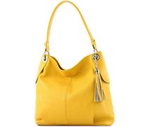 modamoda de - T185 - ital. Bolso bandolera mujer, Color:Soles amarillos