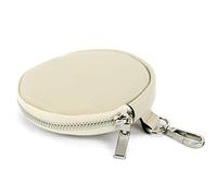 modamoda de - T197 - ital. Leder Umhänge- / Handytasche Klein, Color:crema