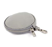 modamoda de - T197 - ital. Leder Umhänge- / Handytasche Klein, Color:Gris Tele