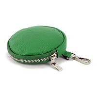 modamoda de - T197 - ital. Leder Umhänge- / Handytasche Klein, Color:hoja verde