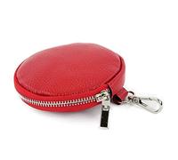 modamoda de - T197 - ital. Leder Umhänge- / Handytasche Klein, Color:signalrot