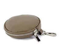 modamoda de - T197 - ital. Leder Umhänge- / Handytasche Klein, Color:Taupe Oscuro