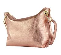 modamoda de T243 Bolso de hombro de piel para mujer, bandolera hecha a mano en Italia, small