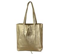 modamoda de - T253 - Bolso de cuero italiano tipo Tote con bolsillo interior, Medium