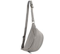 modamoda de - T77 - Ital. Bolsa de Banana, Bolsa de plátano, Bolsa de Pecho, tamaño Mediano, de Cuero Suave, Gris, L, Casual, Tendencia