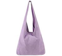 Modarno Bolso de Piel de Ante para Mujer, Bandolera, Bolso de Mano, Lilla Chiaro