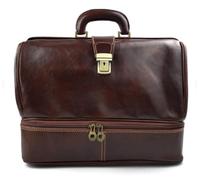 Modarno Doctor bags Piel Bolso Médico Mujer y Hombre Bolso Retro Cuero Bolso Médico Vintage, marrón